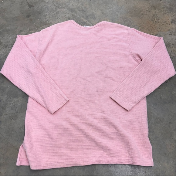 Chic Vintage Christmas Bear Womens Medium Pink Ugly Christmas Sweater 80s 90s - Picture 6 of 9